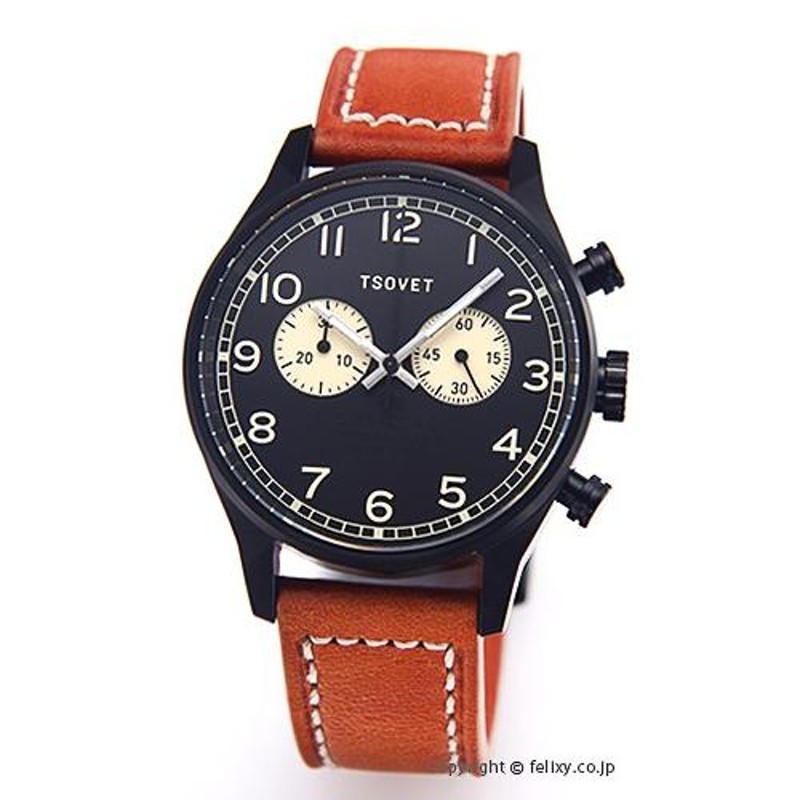 ソベット TSOVET 腕時計 SVT-DE40シリーズ ブラック DE331013-43 通販