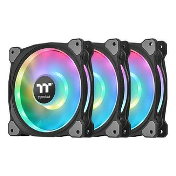 【獨家！另享10%回饋】曜越Riing Duo 14 RGB水冷排風扇頂級版/三顆風扇/CL-F078-PL14SW-A