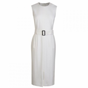 ヒューゴ ボス Boss レディース ワンピース ワンピース ドレス Dadoria Midi Dress Open White 通販 Lineポイント最大1 0 Get Lineショッピング