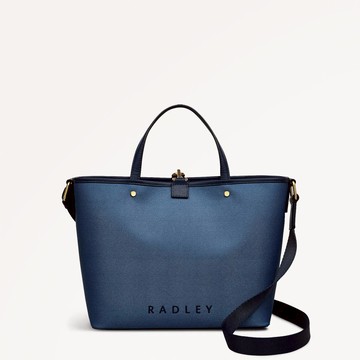 Radley London Womens Addison Row Responsible Medium Open Top Grab - Blue Medium