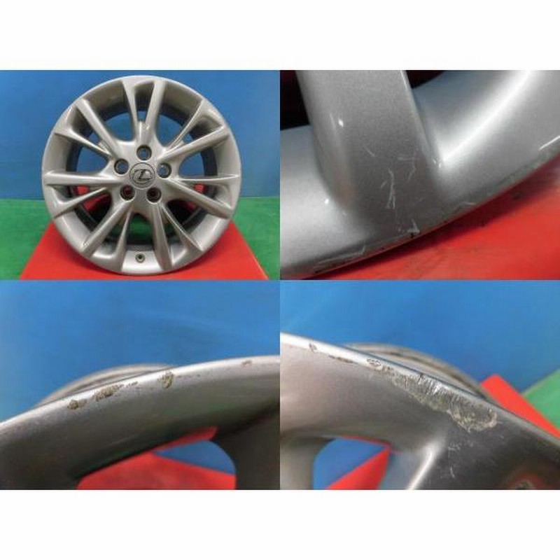 中古 レクサス HS 純正 アルミホイール 18インチ 7.5j 5H114.3 +