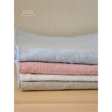 簡約現代純色苧麻棉麻亞麻白色麻本色餐桌布藝臺蓋布背景布料家用