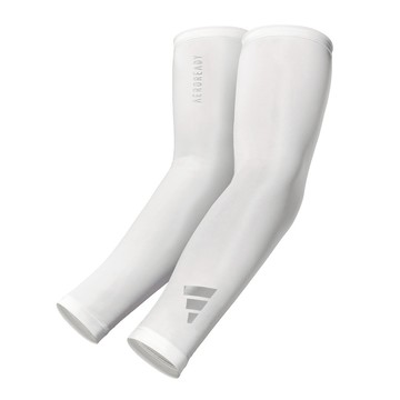 adidas 愛迪達 吸濕排汗壓縮袖套  白色  L/XL  1個