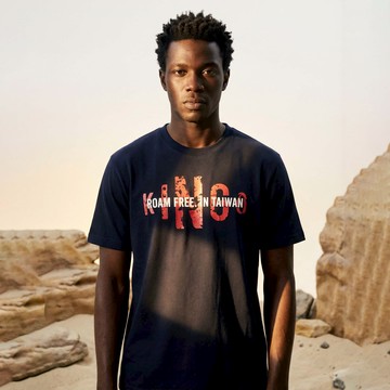 KINGO男女款｜英文字樣印花T恤611133