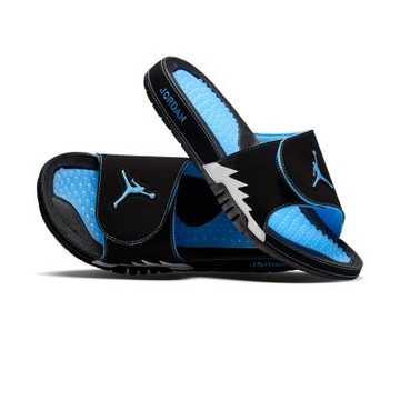 Nike JORDAN HYDRO V RETRO 男鞋 藍黑色 舒適 運動 防水 魔鬼氈 拖鞋 555501-004