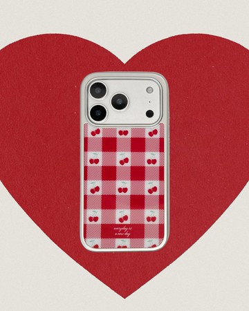 【The Ruby Reds on Picnic Day】銀框亮面MagSafe iPhone Case