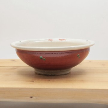 赤繪捲兔缽 1