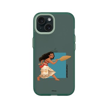 iPhone 15 Clear 憂墨綠 - 迪士尼-公主系列 Disney Princess - 公主專屬系列-海洋奇緣 莫娜