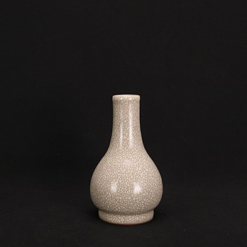 宋瓷收藏哥窯金絲鐵線膽瓶古董古玩五大名窯舊貨老貨收藏擺