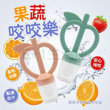 台灣出貨~水果咬咬棒 蔬果咬咬樂 固齒器 寶寶奶嘴 嚼嚼樂 咬咬樂 咬咬棒 咬咬樂輔食器 蔬果棒 咬咬網 水果棒