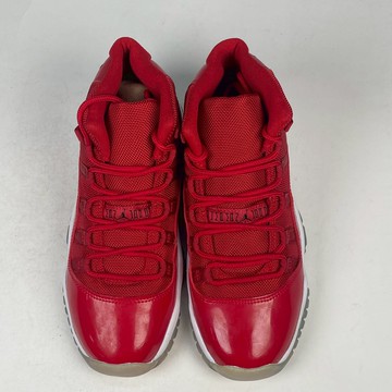 微瑕疵-左右腳鞋面氧化大底發黃 378038-623/4Y Air Jordan 11 Retro GS Win Like 96 聖誕紅 女鞋