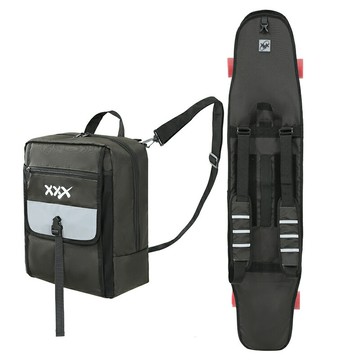 滑雪設備 滑雪服 滑雪護具 滑雪包 滑雪板 免運 速發 開立發票 大容量滑板包路沖可放頭盔專用舞板包電動滑板包長板板包