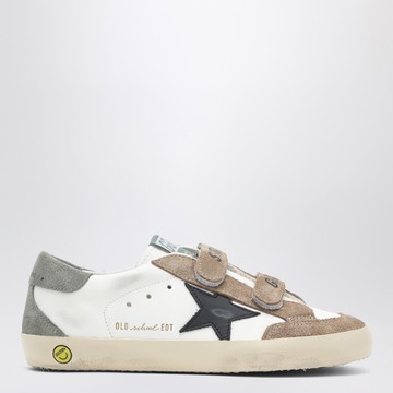 White/brown/black Old School trainers