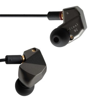 單平衡電樞 入耳式 耳道式耳機 附贈原廠矽膠耳機收納盒  Final B2 MMCX  黑色