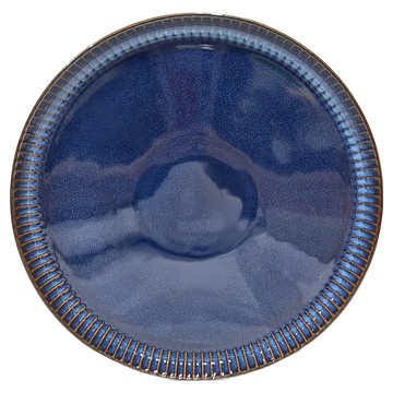 JUST HOME 深藍窯變陶瓷10.5吋平盤 2入組  1組  H5737-08A