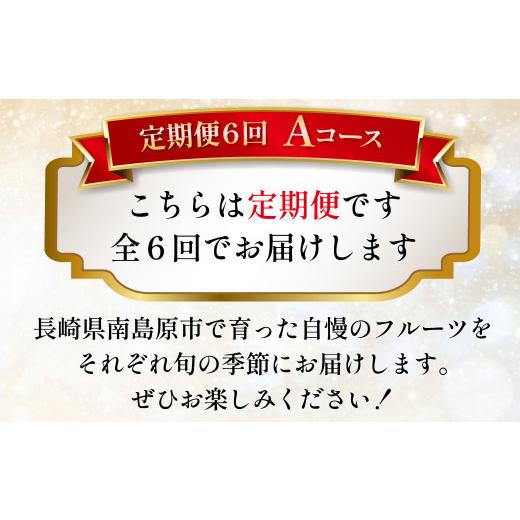 ふるさと納税 長崎県 南島原市 フルーツ定期便 旬のフルーツセット／ いちご 柑橘類 スイカ メロン 梨 キウイ ／ 南島原市 ／ 長崎県農…