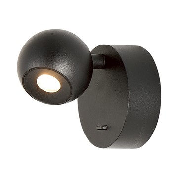 DANCELIGHT 舞光 6W 黑曜壁燈 黃光  黑色