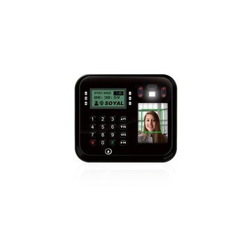 Changyun 昌運監視器 昌運監視器 SOYAL AR-837-EA E2 臉型辨識 Mifare TCP/IP 黑色 門禁讀卡機 門禁考勤打卡鐘