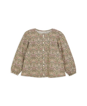 Liberty長袖上衣(苔蘚綠)98cm