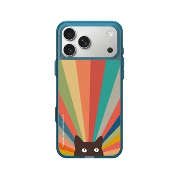 iPhone 17 Pro Max Clear (相機按鈕) 夜幕藍 - ilovedoodle (Lim Heng Swee) - Cat Landscape - Imagination 貓的想像力