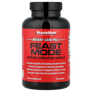 MuscleMeds, Feast Mode，刺激食慾複合物，90 粒膠囊