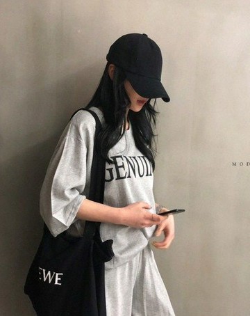 長袖褲裝短袖T恤兩件套時尚百搭闊腿褲休閒運動套裝夏新款