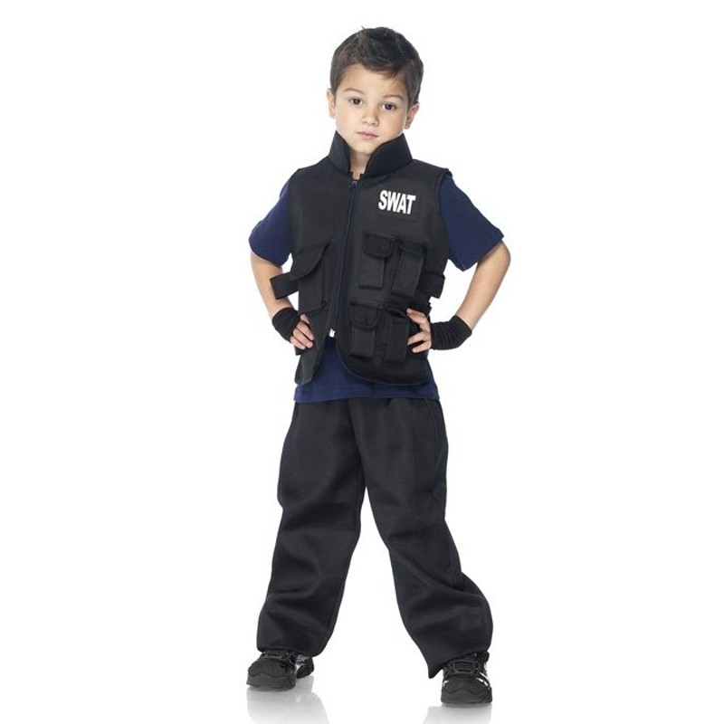 ハロウィン コスプレ ポリス 子供用SWAT スワット・２点セット 4〜12歳 レッグアベニューC46111 衣装 通販  LINEポイント最大0.5%GET | LINEショッピング