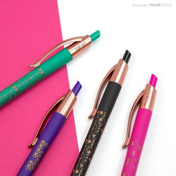 MILAN P1 COPPER原子筆(4色隨身組)_嚴選德國油墨筆芯_1.0mm