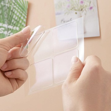可重複使用免鑽釘防水無痕雙面膠貼片(24片/包)-3包組 單一規格
