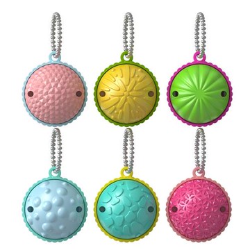 跨境硅膠3D捏捏樂Fidget Toys感官解壓球圣誕樹小掛件禮品鑰匙扣