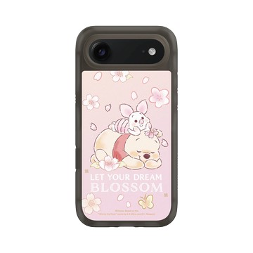 iPhone Air AirX 本質黑 - 迪士尼-小熊維尼 Disney Winnie The Pooh - 睡夢與花