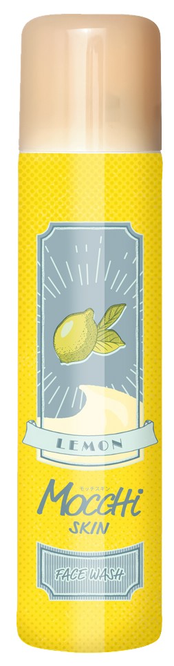 日本原裝MoccHi SKIN(吸附型) 檸檬潔顏慕斯150ml / モッチスキン吸着泡洗顔 FL＜レモン＞