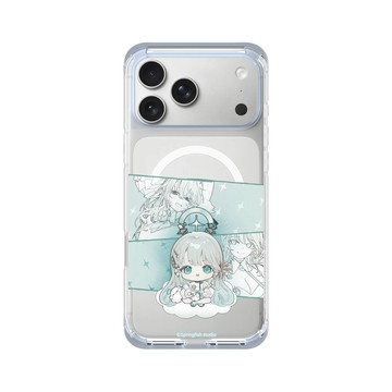 iPhone 17 Pro Max ClearX (MagSafe 兼容) 冰透藍 - 瑟拉斯蒂歐 - 雲隙光 - 歡迎光臨