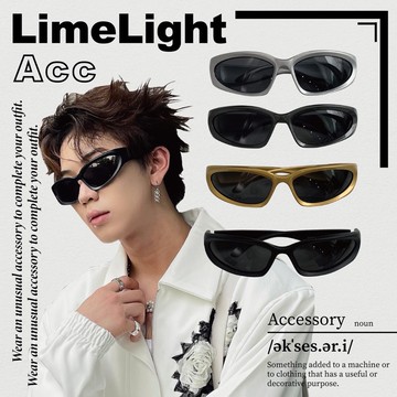 ☆LimeLight☆ 韓風 高級感 搭配 穿搭 OOTD 造型 穿搭必備 未來 科技感 復古 鏡框 墨鏡 太陽眼鏡