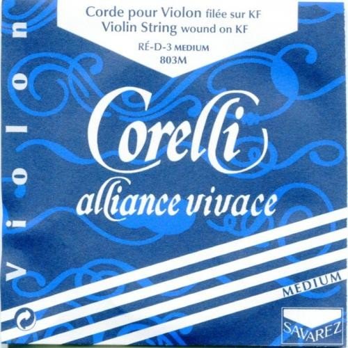 ヴァイオリン弦 Corelli alliance vivace(コレルリアリアンスビバーチェ)MEDIUM Ｄ ※メール便対応