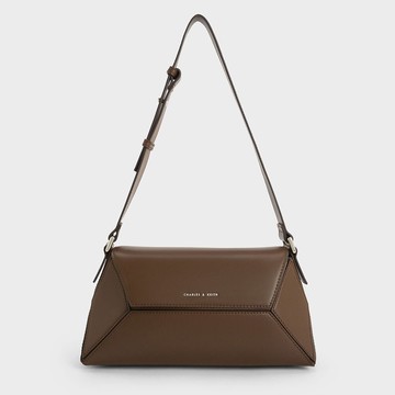 Nasrin 幾何拼接肩背包