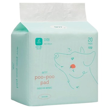 arrr 狗狗專用尿布墊  加大款(80 x 60cm)  20片  1包