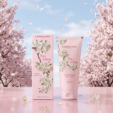 官方直營【L’ERBOLARIO 蕾莉歐 】櫻花樹保濕潤膚霜200ml