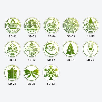 聖誕節 印章頭 火漆蠟 銅蓋 櫸木柄 馬卡龍木柄 手柄 火漆 火漆印章 火漆蠟印章 萬聖節【RHW0181】《Jami》