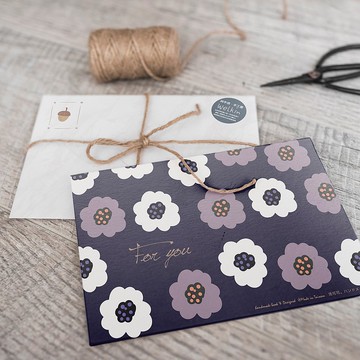 給你的花【CM21035】 WELKIN 洛可可草莓手創卡片 明信片含信封