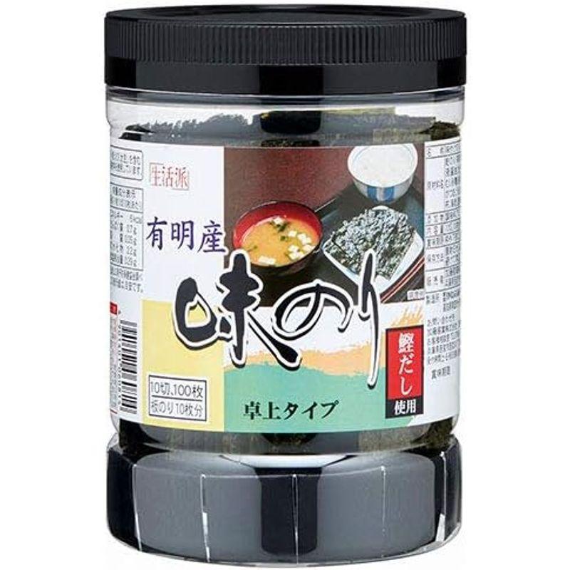 生活派 有明産卓上味のり 10切100枚×12個入×(2ケース)
