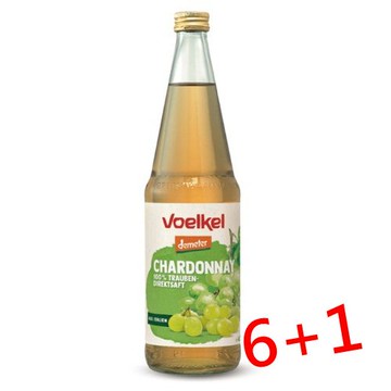 (買6送1) Voelkel 維可 夏多內白葡萄汁 700ml/瓶 效期2026.07.08