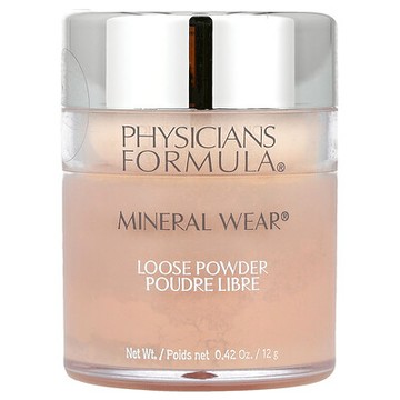 Physicians Formula, Mineral Wear，散粉，10950 中等米色，0.42 盎司（12 克）