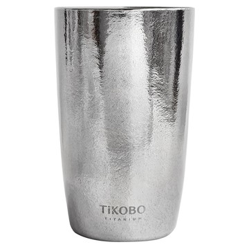 TiKOBO 鈦工坊 雙層真空蛋形杯 480ml容量  1個  不鏽鋼色