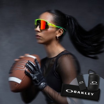 【Oakley】Stunt Devil 運動太陽眼鏡(OO9517-03 Prizm Ruby 鏡片)