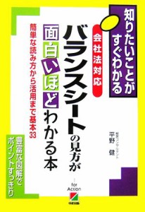  知りたいことがすぐわかる　会社法対応　バランスシートの見方が面白いほどわかる本 簡単な読み方から活用まで基本３３　豊富な