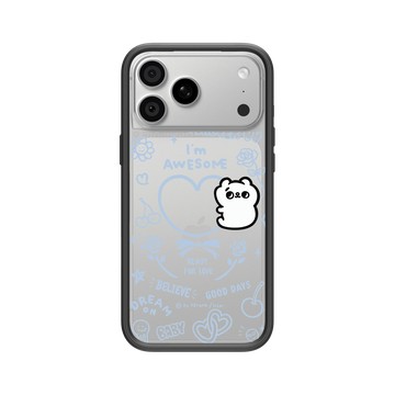 iPhone 18 Pro Max Mod NX -邊框背蓋組合 (相機按鈕) 黑 - 爽爽貓 Song Song Meow by SECOND - 準備好去愛了