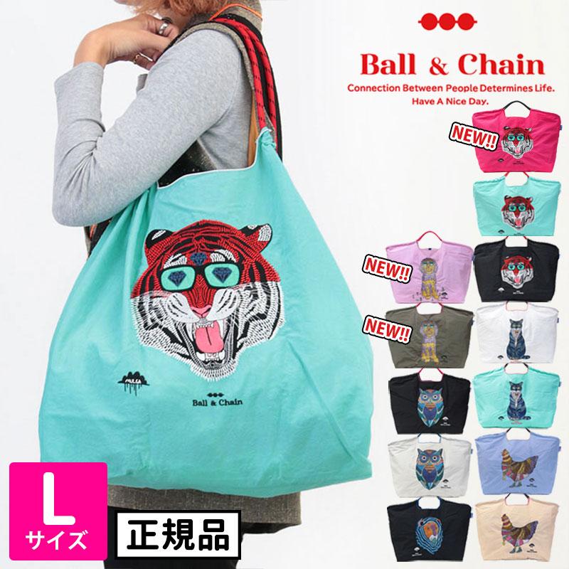 Ball&Chain エコバッグ ボールアンドチェーン Ｌサイズ - バッグ