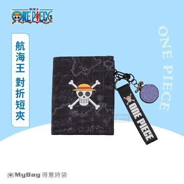 ONE PIECE 航海王 錢包 魯夫 對折短夾 聯名款 短夾 二折式 BCOP24M04 得意時袋