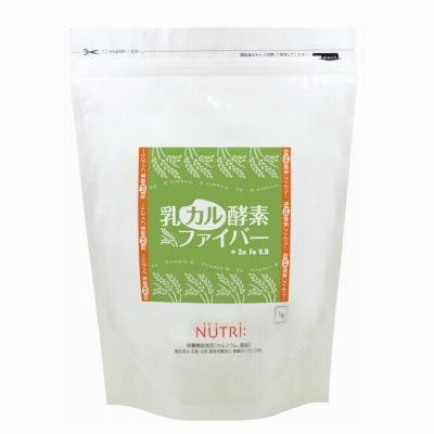 ニュートリー　乳カル酵素ファイバー　＋ZNFEV．B　１kg　【栄養】